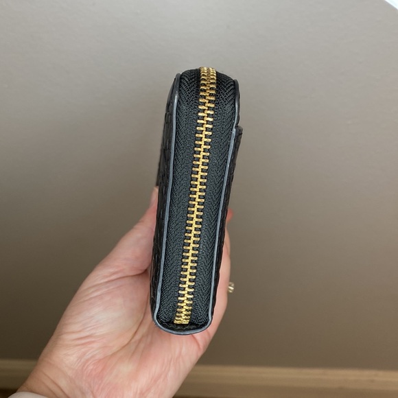 EUC Kate Spade long wallet with stamped spades in leather - Picture 5 of 6